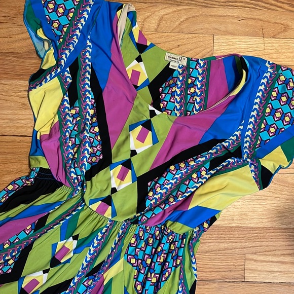 EUC One World asymmetrical hem short sleeve dress size 1X - Picture 1 of 4